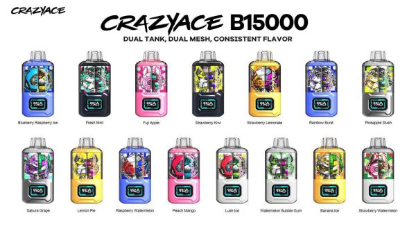 پاد یکبار مصرف کریزی ایس – Crazyace 15000 Puff
